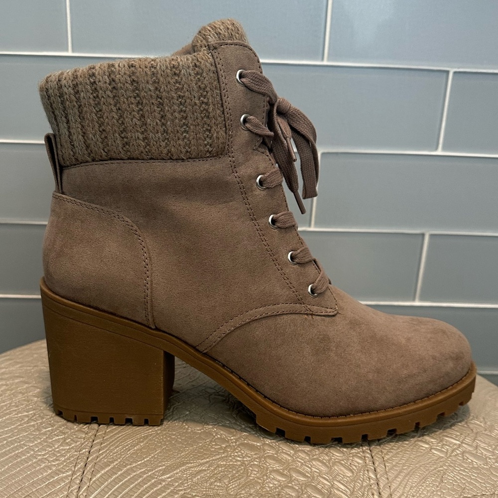 Women's Taupe Ankle Boots